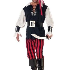HALLOWEEN COSTUME! Cutthroat Pirate Costume for Men size Medium